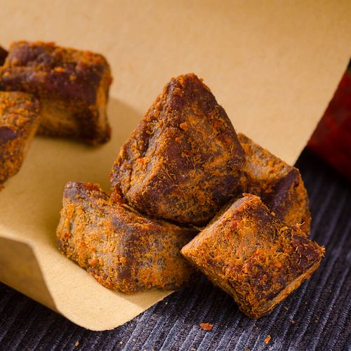 良品鋪子豬肉粒xo醬98g豬肉干休閑零食小吃獨立包裝